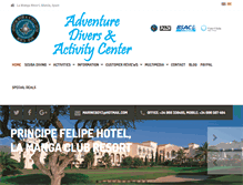 Tablet Screenshot of adventuredivers-spain.com